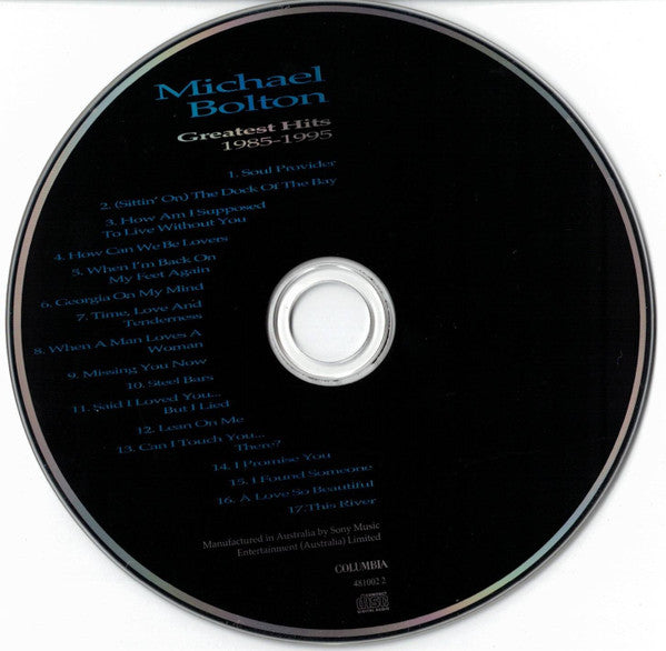 Michael Bolton : Greatest Hits (1985 - 1995) (CD, Comp, RM)