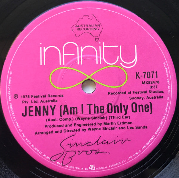 Sinclair Bros. : Yesterfool (7", Single)