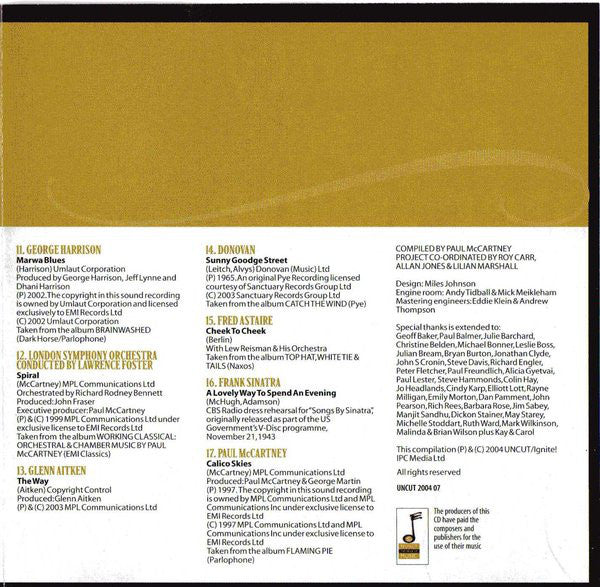 Paul McCartney : Something For The Weekend... Paul McCartney's Glastonbury Groove (CD, Comp)