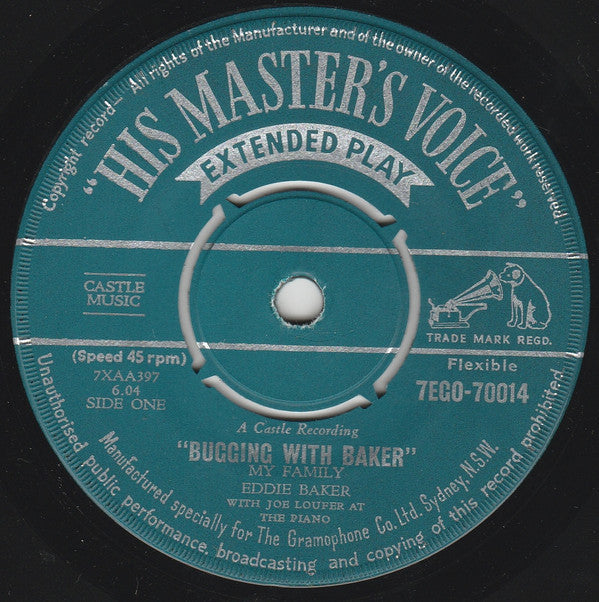 Eddie Baker (2) : Buggin' With Baker Vol 1 (7", Single)
