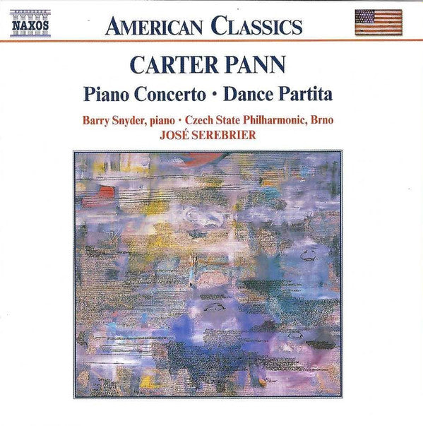 Carter Pann – Barry Snyder, Brno State Philharmonic Orchestra, Jose Serebrier : Piano Concerto • Dance Partita (CD, Album)
