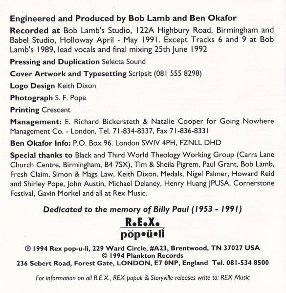 Ben Okafor : Generation (CD)