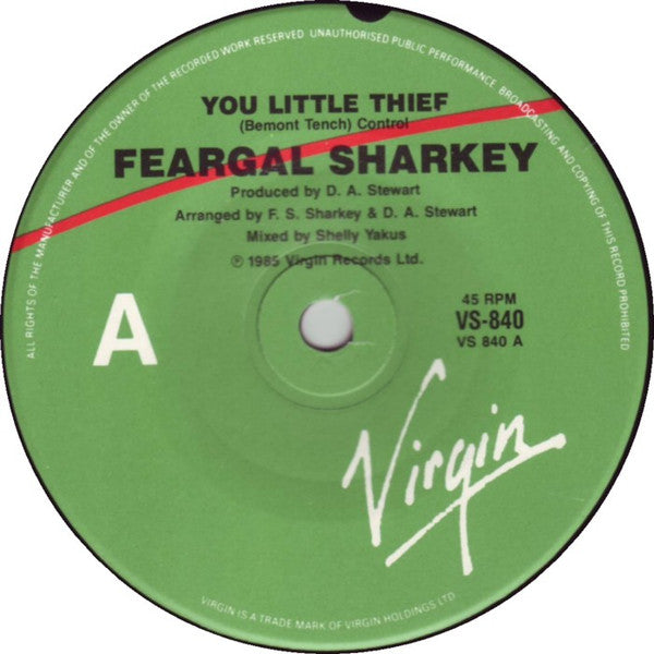Feargal Sharkey : You Little Thief (7", Single)
