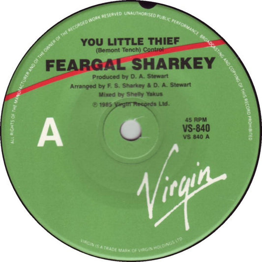 Feargal Sharkey : You Little Thief (7", Single)