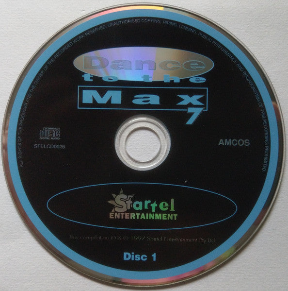 Various : Dance To The Max 7 (32 Maximum Dance Hits) (2xCD, Comp)