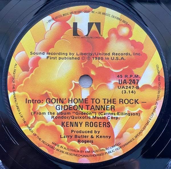 Kenny Rogers With Kim Carnes : Don't Fall In Love With A Dreamer (7", Single)