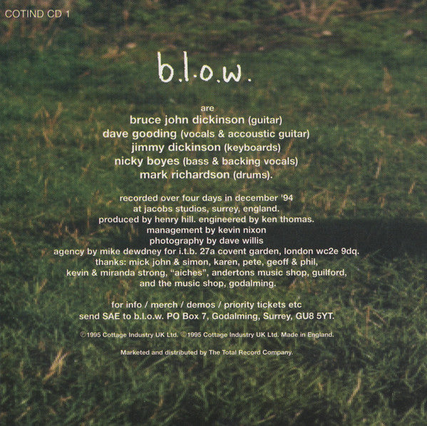 b.l.o.w. : Man And Goat Alike (CD, MiniAlbum)