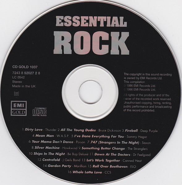Various : Essential Rock (CD, Comp)