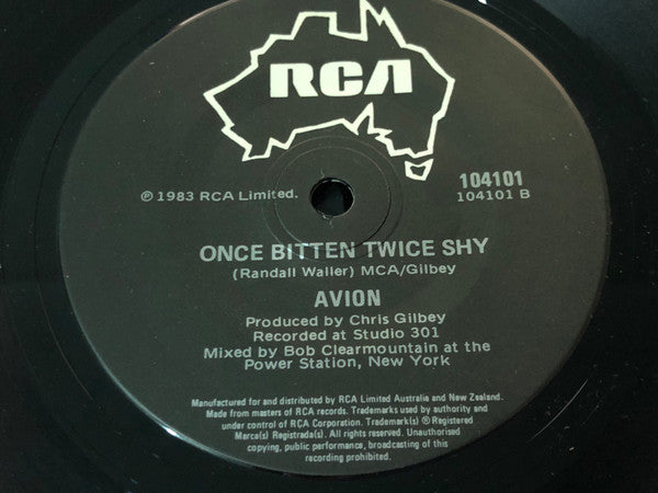 Avion : I Need You / Once Bitten Twice Shy (7", Single)