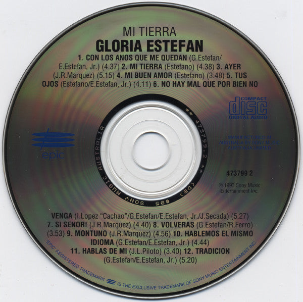 Gloria Estefan : Mi Tierra (CD, Album)