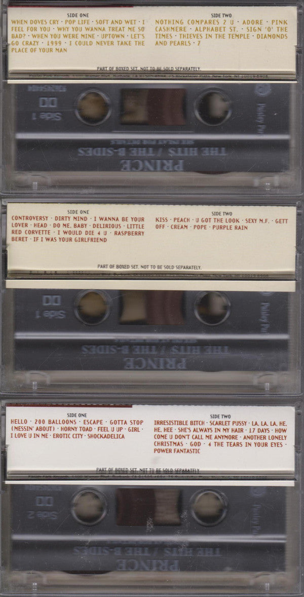 Prince : The Hits / The B-Sides (3xCass, Comp)