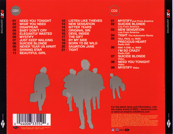 INXS : Definitive (CD, Comp, Ltd + CD, Comp, Enh)