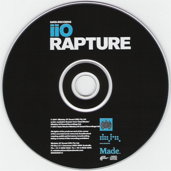iiO : Rapture (CD, Maxi)