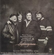 Waylon Jennings, Willie Nelson, Johnny Cash, Kris Kristofferson / Johnny Cash & Willie Nelson : Highwayman / The Human Condition (7", Single)