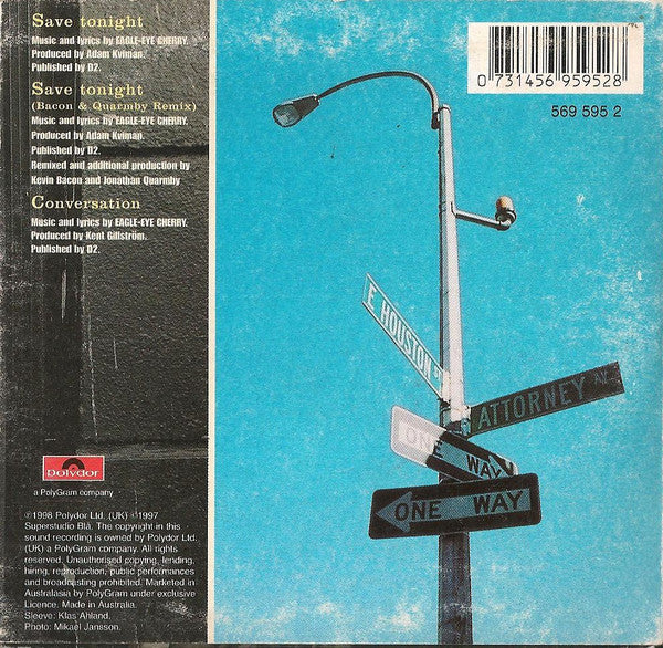 Buy Eagle-Eye Cherry : Save Tonight (CD, Single, Car) Online for a