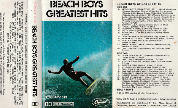 The Beach Boys : Beach Boys Greatest Hits (Cass, Comp)