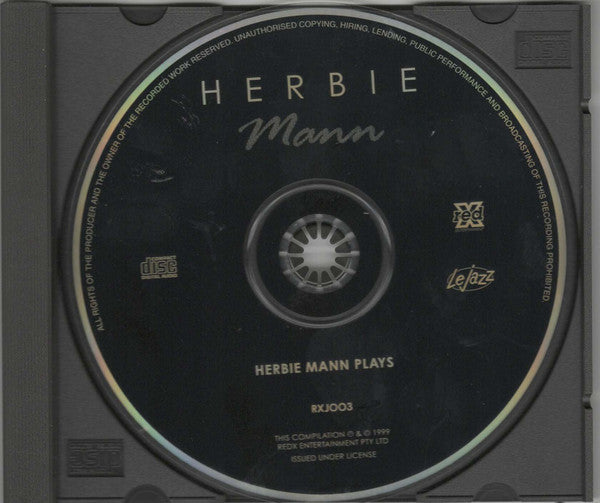 Herbie Mann : Herbie Mann Plays (CD, Album, RE)