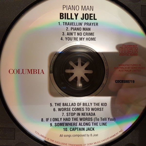 Billy Joel : Piano Man (CD, Album, RE)