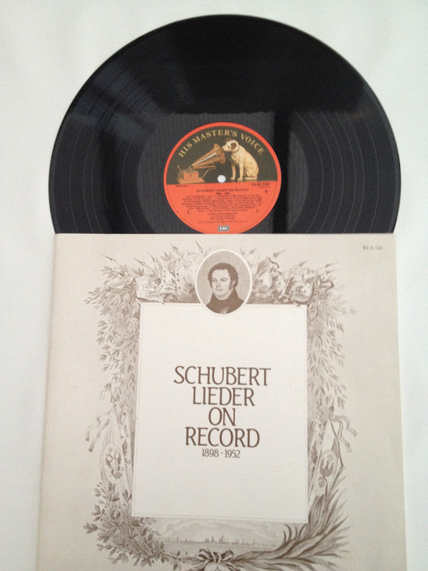 Franz Schubert : Schubert Lieder on Record 1898-1952 (Box, Mono + 8xLP, Comp, Mono, Ltd)