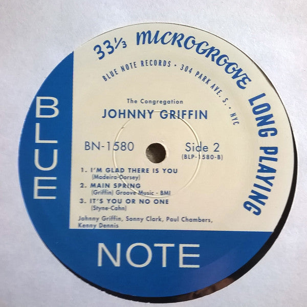 Johnny Griffin : The Congregation (LP, Album, RE, RM)