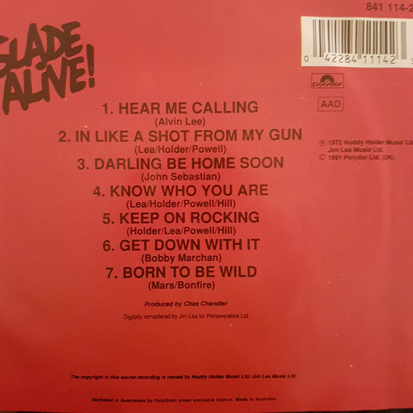 Slade : Slade Alive! (CD, Album)