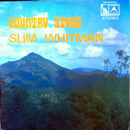 Slim Whitman : Country Style (LP, Album)