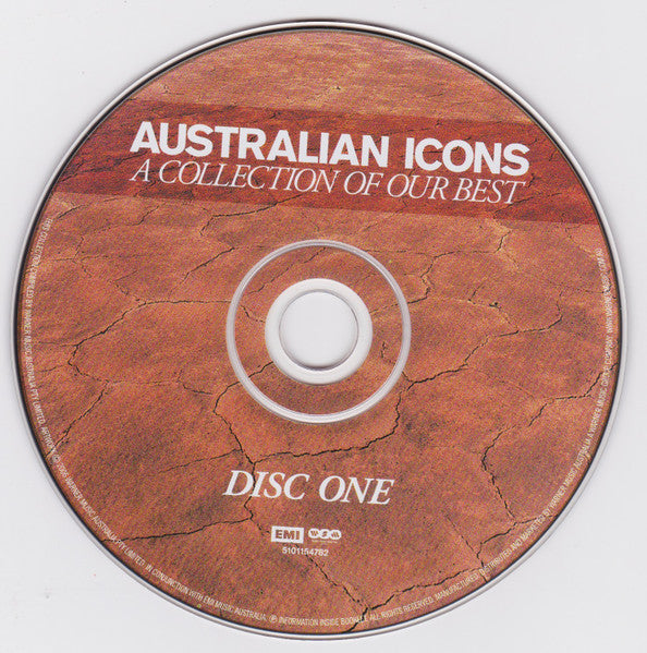 Various : Australian Icons (A Collection Of Our Best) (2xCD, Comp)
