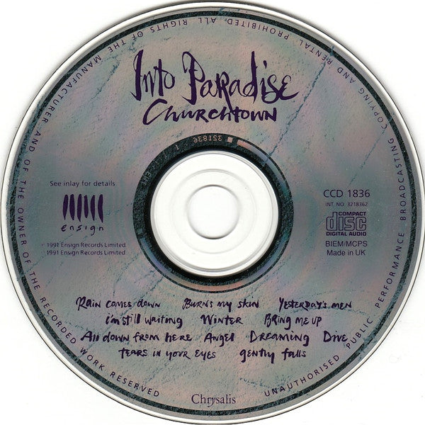 Into Paradise : Churchtown (CD, Album)