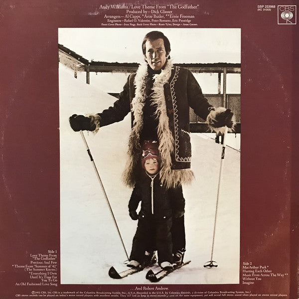 Andy Williams : Love Theme From "The Godfather" (LP, Album)