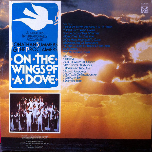 Jonathan Summers & The Proclaimers (3) : On The Wings Of A Dove (LP, Album)