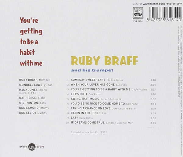 Ruby Braff : You're Getting To Be A Habit With Me (CD, Album, RE)