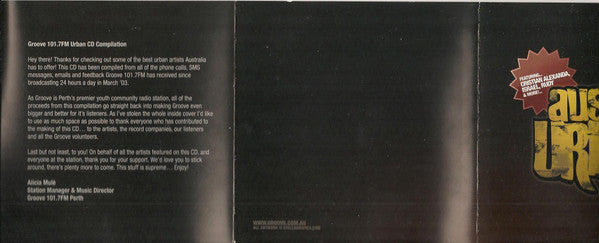 Various : Aussie Urban Compilation (CD, Comp)