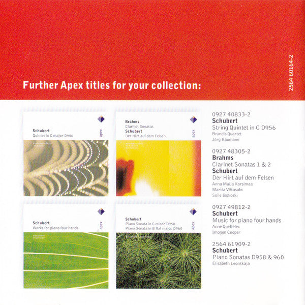 Suk Trio, Franz Schubert : Piano Trio In B Flat, D898 / Notturno, D897 (CD, RM)