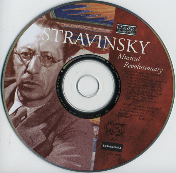 Igor Stravinsky : Musical Revolutionary (CD, Comp, Har)