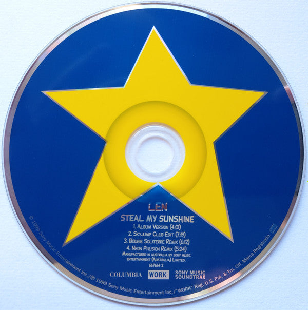 Len : Steal My Sunshine (CD, Maxi)
