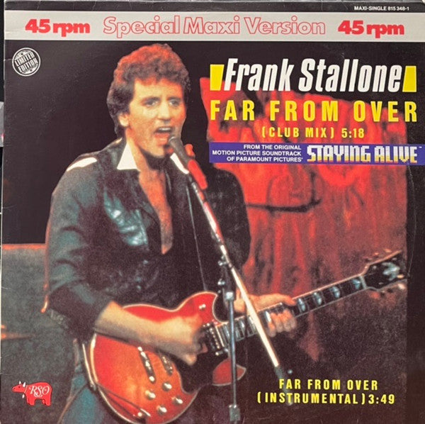 Frank Stallone : Far From Over (12", Maxi)
