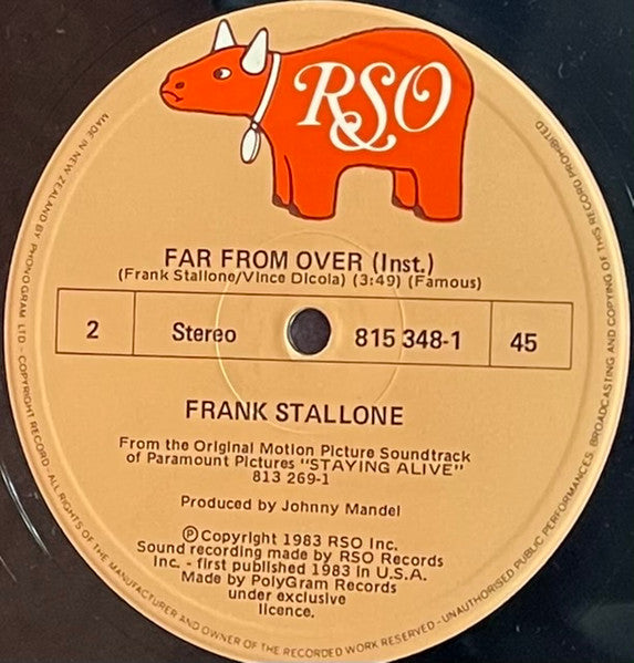 Frank Stallone : Far From Over (12", Maxi)