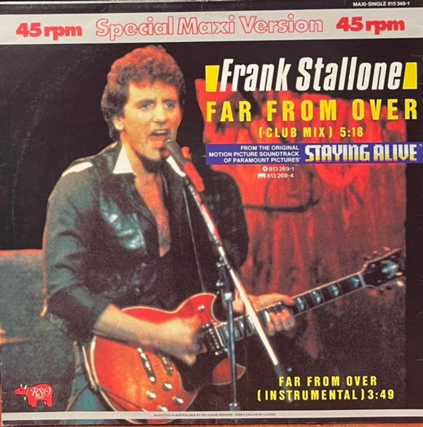 Frank Stallone : Far From Over (12", Maxi)