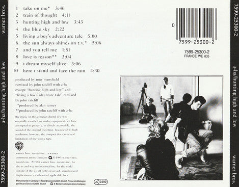 a-ha : Hunting High And Low (CD, Album, RE)