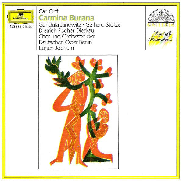 Carl Orff - Gundula Janowitz · Gerhard Stolze · Dietrich Fischer-Dieskau · Chor* Und Orchester Der Deutschen Oper Berlin, Eugen Jochum : Carmina Burana (CD, Album, RE, RM)