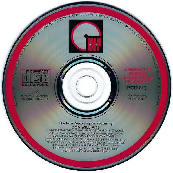 The Pozo Seco Singers* Featuring Don Williams (2) : The Pozo Seco Singers Featuring Don Williams (CD, Comp)