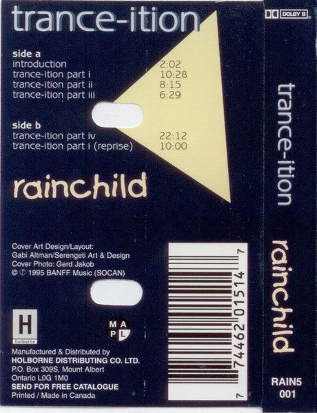 Rainchild : Trance-ition (Cass, Album, Dol)