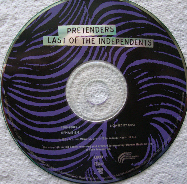 The Pretenders : Last Of The Independents (CD, Album)