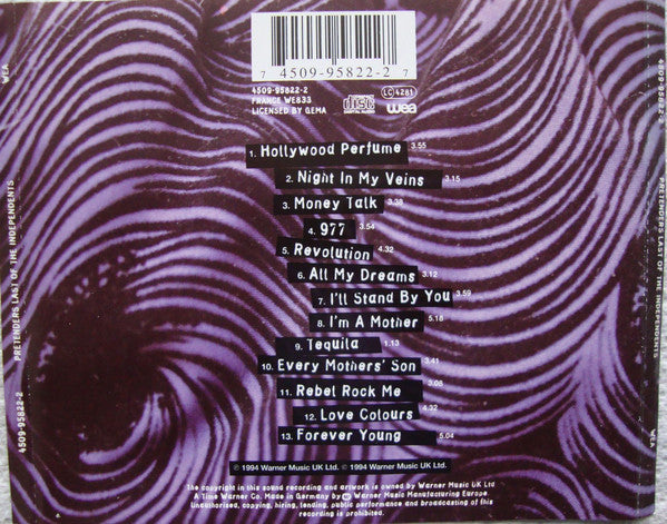 The Pretenders : Last Of The Independents (CD, Album)