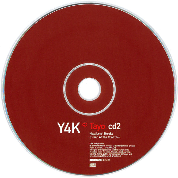 Tayo : Y4K → Tayo - Next Level Breaks (Dread At The Controls) (2xCD, Mixed)