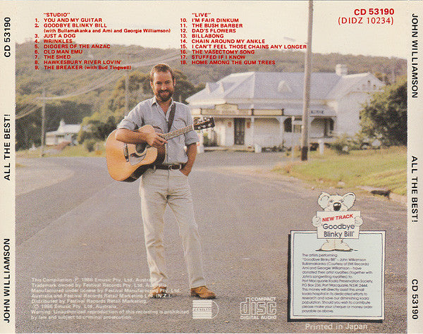 John Williamson : All The Best! (CD, Comp)