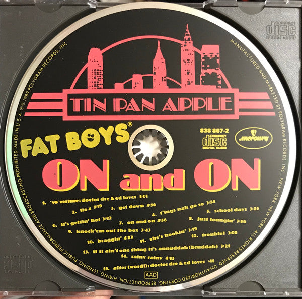 Fat Boys : On And On (CD, Album)