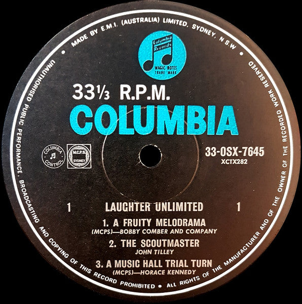 Various : Laughter Unlimited (LP, Comp, Mono)