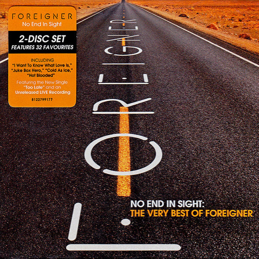 Foreigner : No End In Sight: The Very Best Of Foreigner (2xCD, Comp, RM)