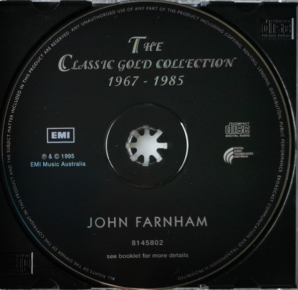John Farnham : The Classic Gold Collection - Through The Years (1967-1985 (CD, Comp, RE)